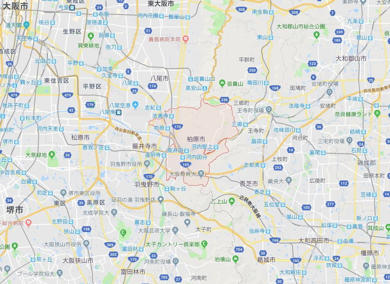 柏原市と朝日衛生材料 柏原市と朝日衛生材料